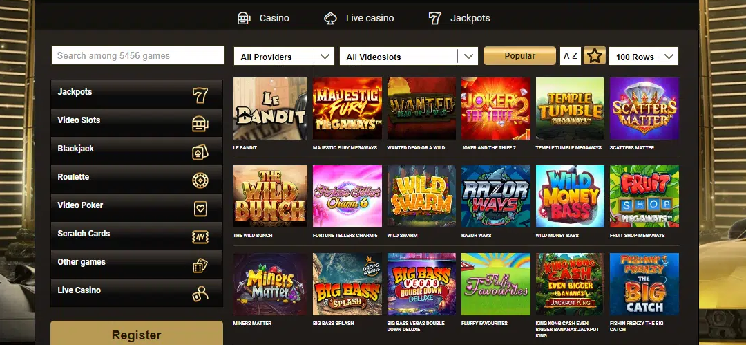 Mega Riches spel